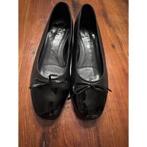 Ara Belinda Cap Toe Ballet Flats Black Women’s Size 6 Orig $170